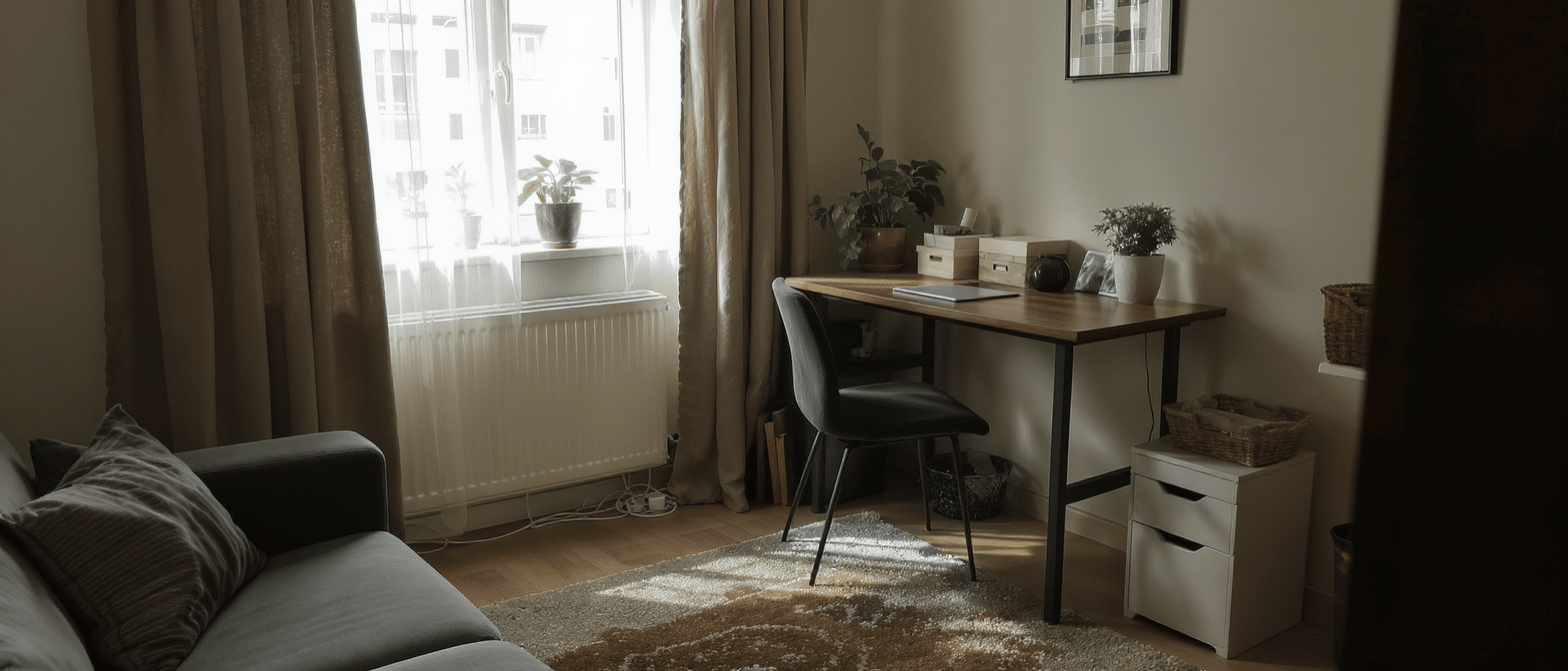 d&eacute;couvrez nos conseils pratiques pour am&eacute;nager un espace bureau &agrave; domicile efficace, alliant confort, organisation et productivit&eacute;.