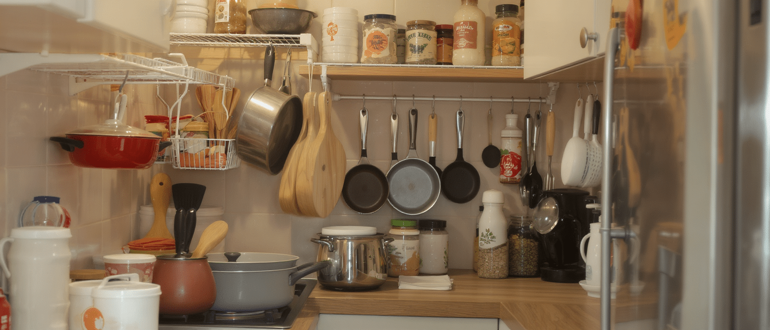 découvrez des astuces pratiques pour optimiser les rangements dans une petite cuisine et gagner de l'espace tout en gardant un intérieur ordonné et fonctionnel.