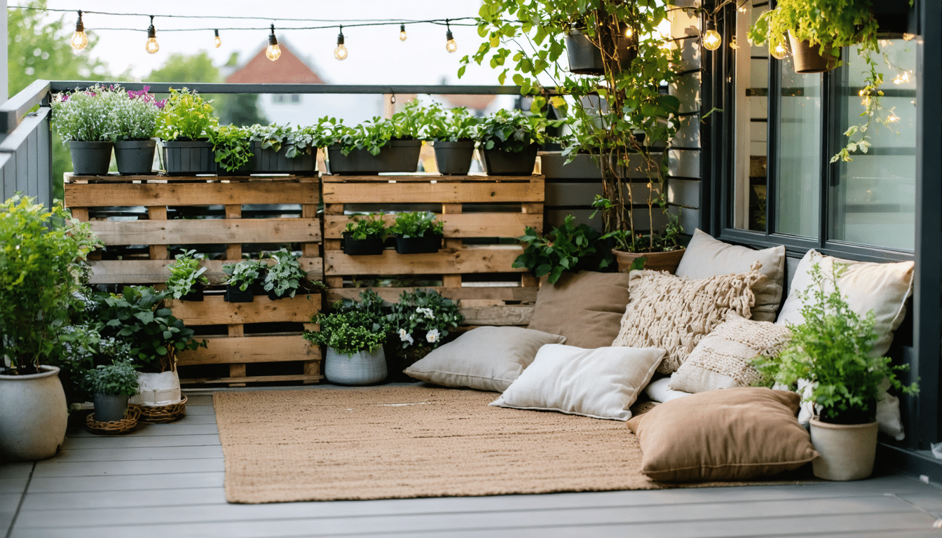 découvrez des idées diy simples et créatives pour transformer votre balcon en un cocon chaleureux et accueillant, parfait pour se détendre toute l'année.