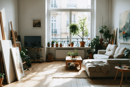 découvrez l'univers artistique de sara lazzarin lors d'une visite exclusive de son appartement-atelier de 70m², un espace où créativité et intimité se rencontrent.