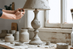 découvrez une méthode ingénieuse pour transformer une vieille lampe en une pièce unique grâce à l'argile autodurcissante, facile à manipuler et sans cuisson.