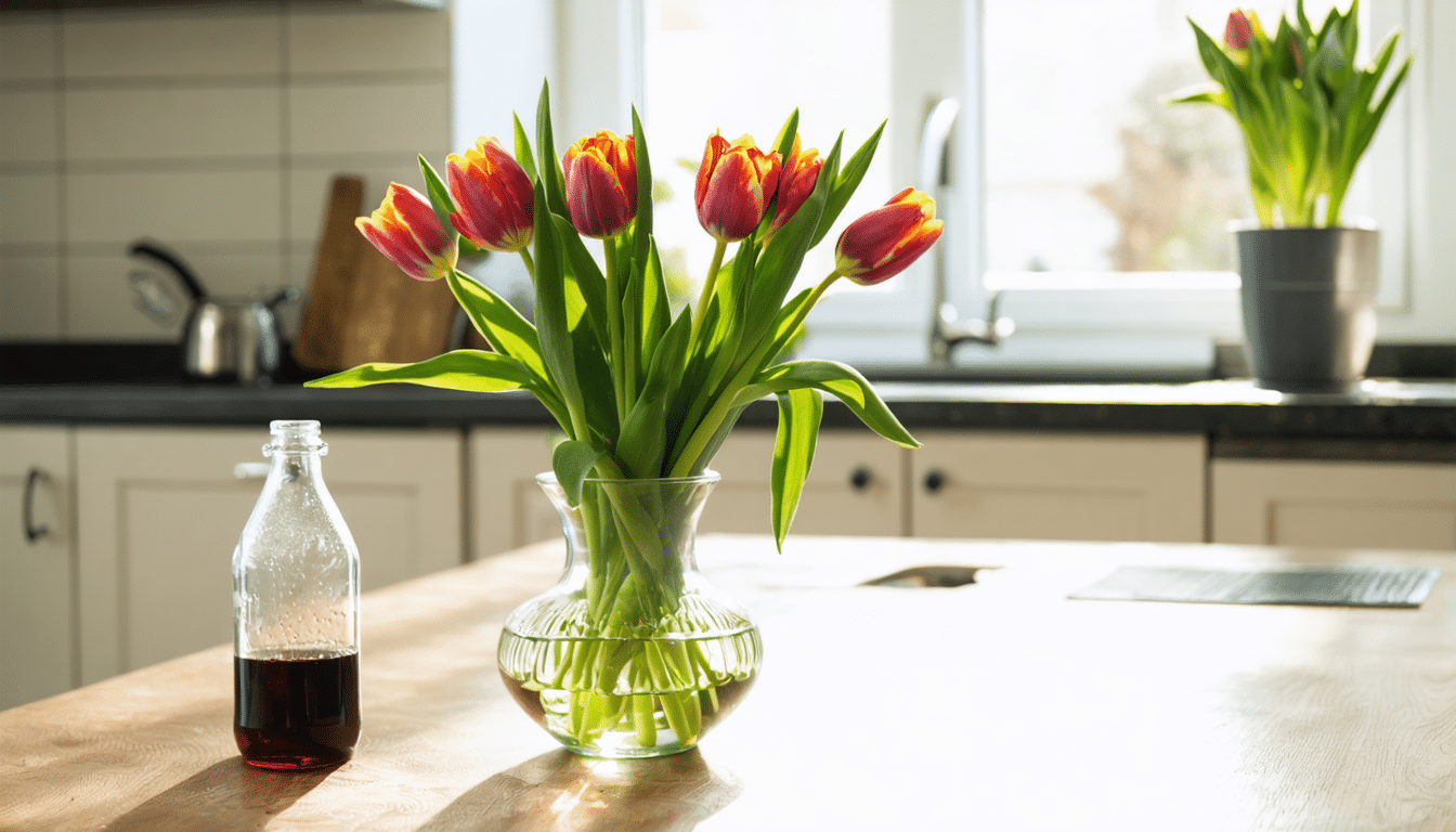découvrez une méthode simple et efficace pour garder vos tulipes fraîches plus longtemps et embellir votre intérieur durablement.