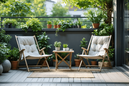 découvrez le salon de jardin pliable parfait pour optimiser les petits espaces. pratique, esthétique et facile à ranger, il transforme votre extérieur en un coin convivial et fonctionnel.