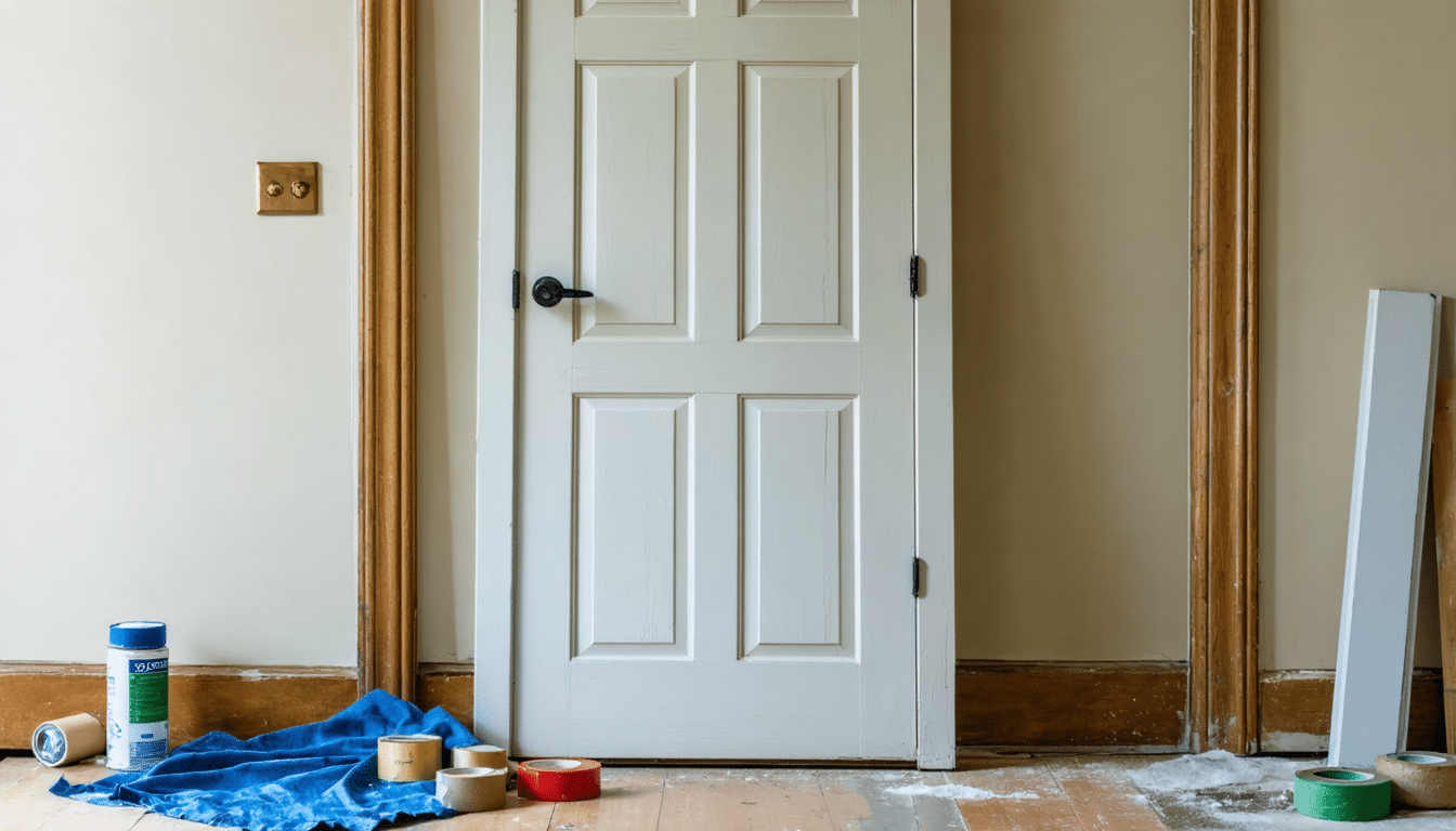 d&eacute;couvrez comment peindre une porte int&eacute;rieure en suivant les &eacute;tapes de pr&eacute;paration essentielles et en choisissant la finition id&eacute;ale pour un r&eacute;sultat professionnel et durable.