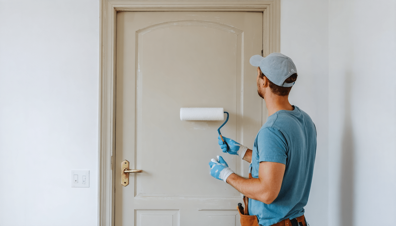 d&eacute;couvrez les &eacute;tapes essentielles pour peindre une porte int&eacute;rieure, de la pr&eacute;paration minutieuse &agrave; la s&eacute;lection de la finition adapt&eacute;e pour un r&eacute;sultat impeccable.