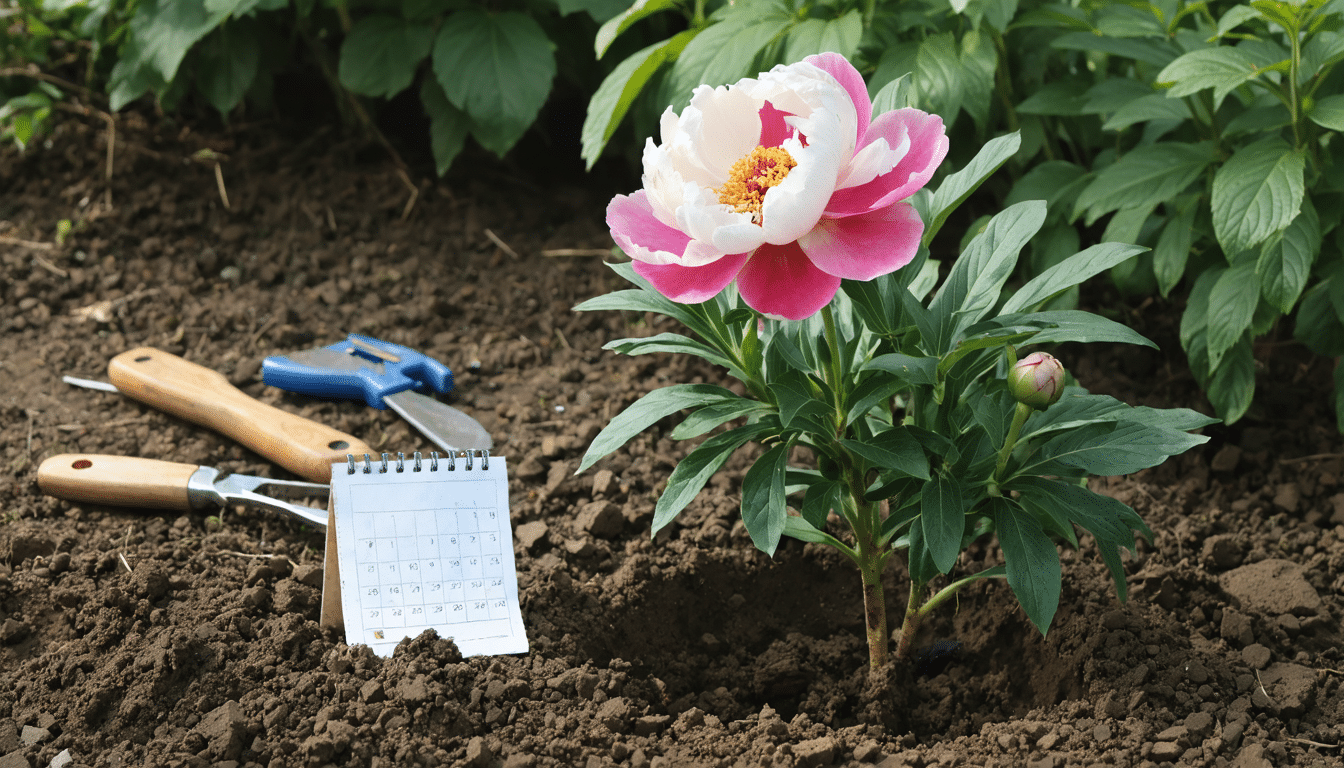 d&eacute;couvrez nos conseils pratiques pour planter la pivoine et profitez d'un calendrier d&eacute;taill&eacute; de sa floraison afin d'embellir votre jardin toute l'ann&eacute;e.