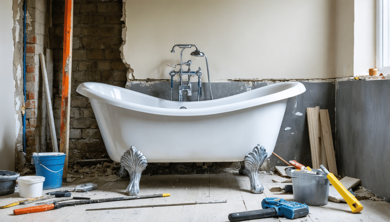 d&eacute;couvrez comment remplacer une baignoire par une douche gr&acirc;ce &agrave; notre guide complet des &eacute;tapes de r&eacute;novation de la salle de bain, pour un espace moderne et fonctionnel.