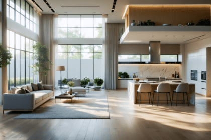découvrez un appartement fluide et lumineux où vivre sans barrières rime avec confort, espace et lumière naturelle abondante pour un quotidien harmonieux.