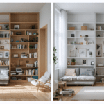 découvrez comment des rangements intégrés ont transformé ce 46 m² en un espace optimisé, créant une impression d’ouverture et de volume grâce à une rénovation astucieuse avant/après.