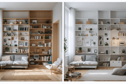 découvrez comment des rangements intégrés ont transformé ce 46 m² en un espace optimisé, créant une impression d’ouverture et de volume grâce à une rénovation astucieuse avant/après.
