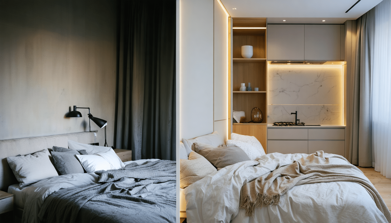 découvrez comment des architectes ont métamorphosé un appartement de 39 m² en deux espaces nuit distincts grâce à une rénovation astucieuse et optimisée.