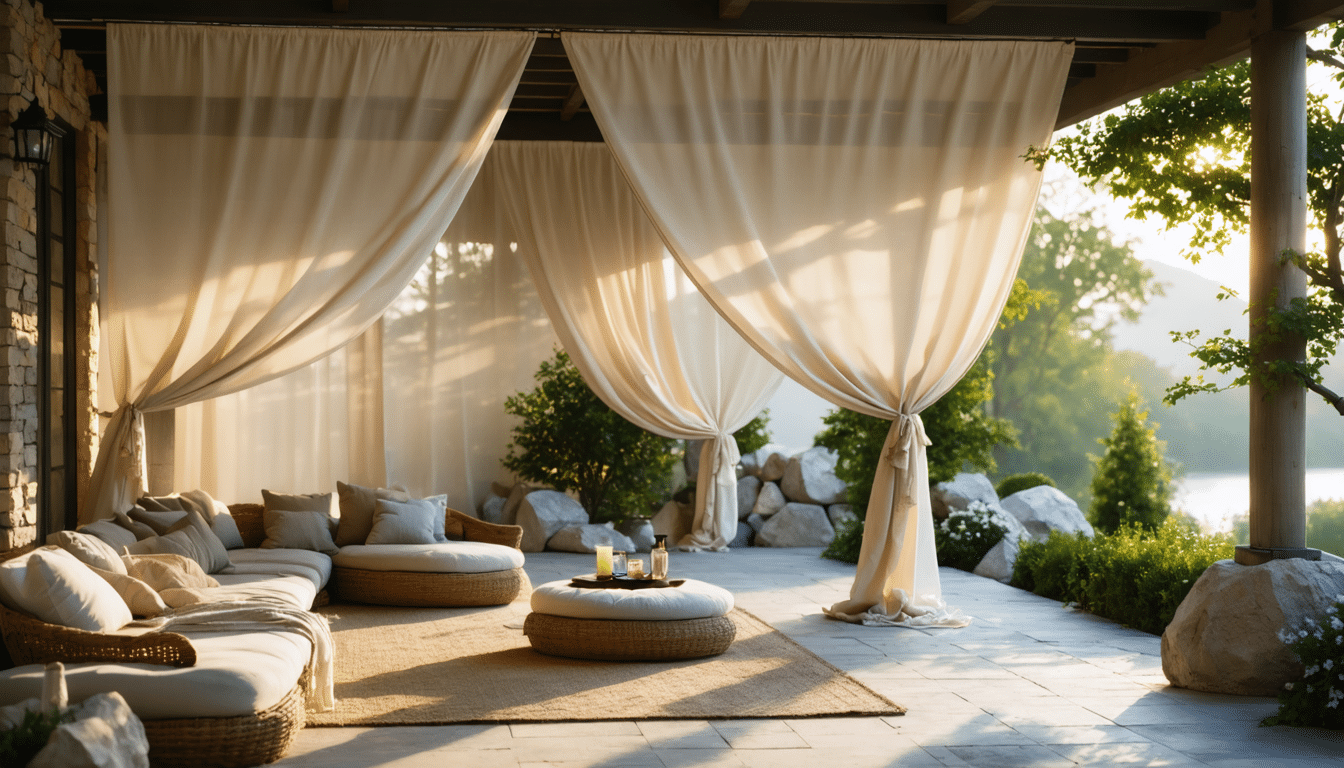 découvrez 7 astuces indispensables pour choisir et installer des rideaux d'extérieur, afin d'embellir votre espace extérieur avec élégance tout en préservant votre intimité.