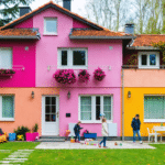 d&eacute;couvrez cette maison &eacute;clatante de couleurs, un refuge parfait pour des vacances inoubliables alliant confort et charme unique.