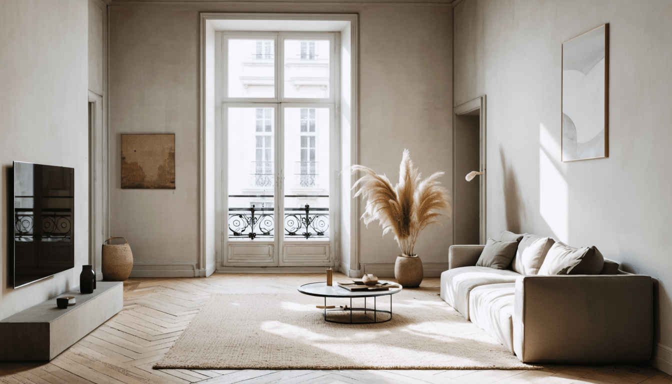 explorez l'appartement minimaliste et raffiné conçu par l'architecte constance laurand à lyon, mêlant élégance et simplicité pour un espace de vie unique.