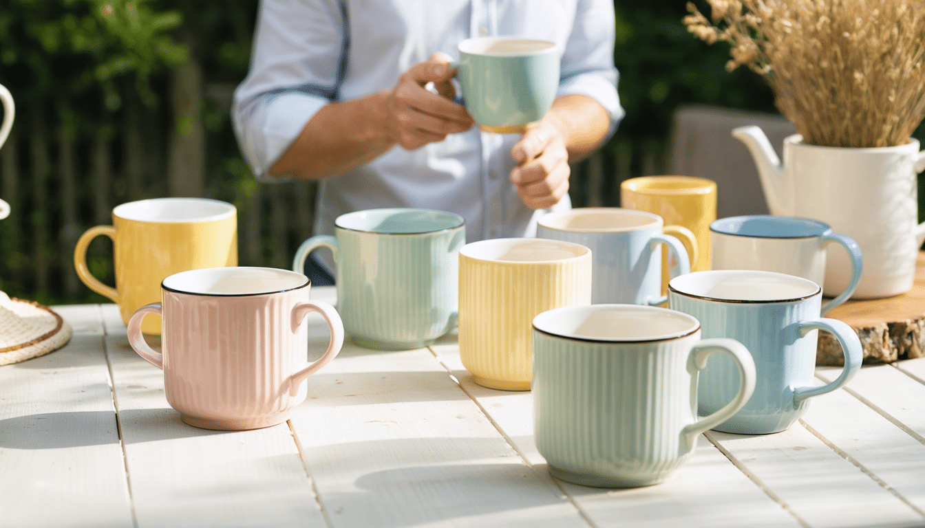 découvrez notre sélection de tasses estivales élégantes pour rendre votre pause café encore plus agréable et stylée cet été.