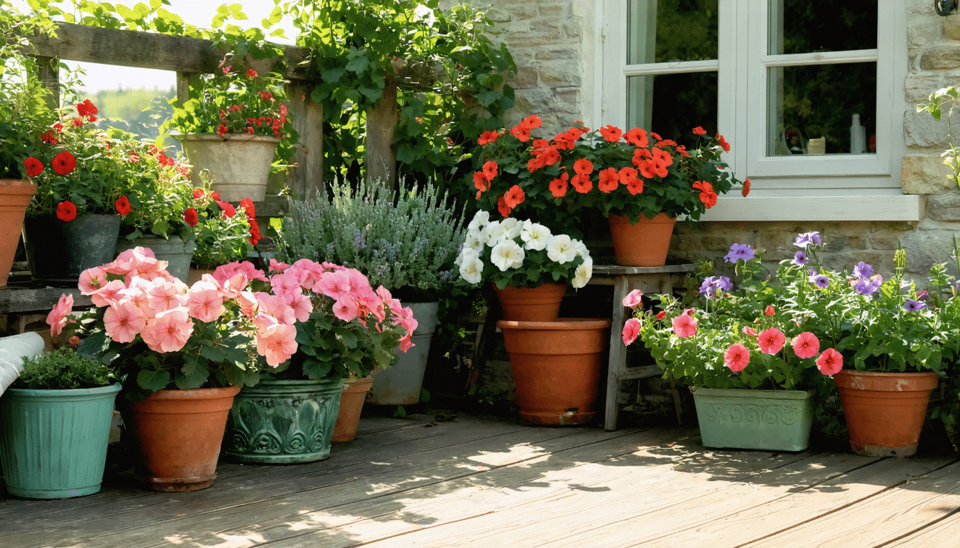 découvrez nos astuces incontournables pour une terrasse éclatante de fleurs tout l’été et profitez d’un espace coloré et vivant en toute saison.