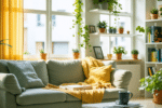 découvrez cet appartement aux couleurs vives qui illumine votre quotidien et apporte une touche de gaieté pour remonter le moral.