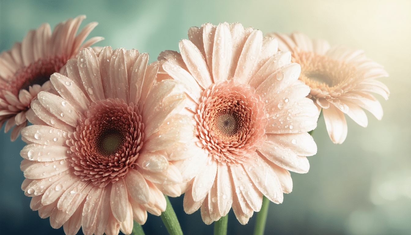 découvrez la splendeur des gerberas, ces grandes marguerites aux couleurs vibrantes qui illumineront votre intérieur et apporteront une touche de fraîcheur et de gaieté à votre décoration.