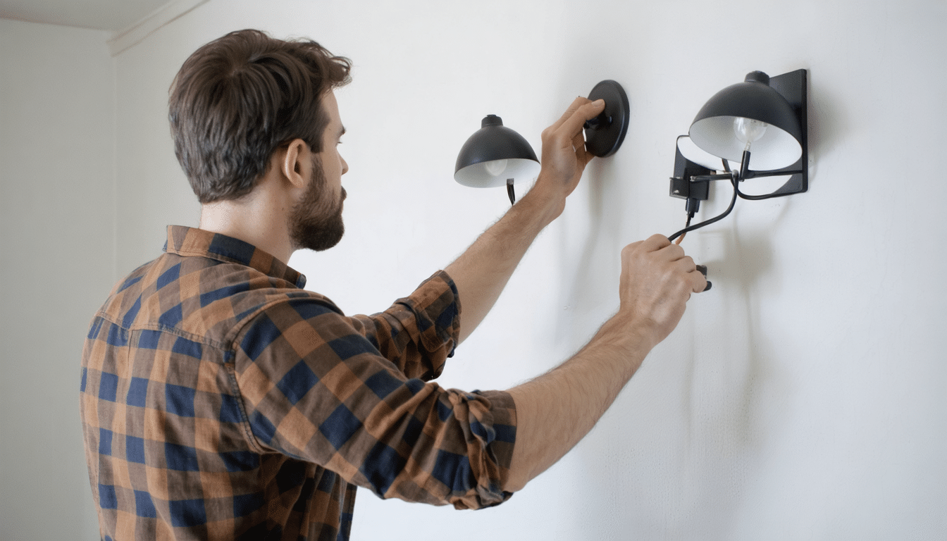 découvrez comment installer vos appliques murales en seulement 5 minutes, sans besoin d'électricité ni de travaux compliqués, pour un éclairage rapide et facile.