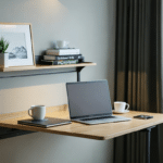 apprenez &agrave; fabriquer un bureau mural rabattable facilement pour gagner de l'espace et optimiser votre int&eacute;rieur avec ce guide diy pratique et &eacute;conomique.
