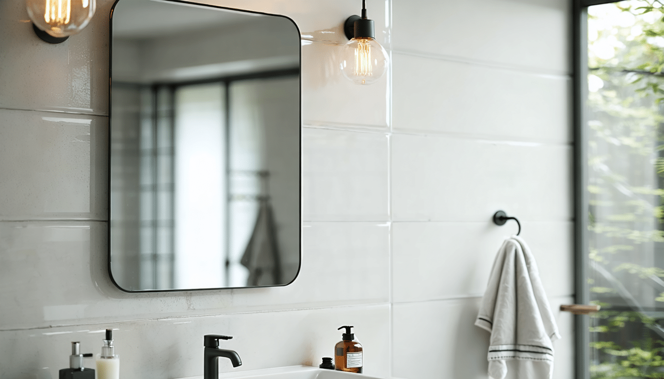 apprenez une méthode innovante pour suspendre votre miroir de salle de bains alliant style et sécurité, et transformez votre espace avec élégance.