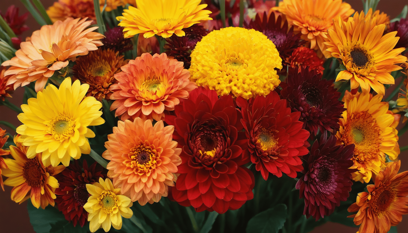 d&eacute;couvrez les 10 fleurs &eacute;clatantes qui illuminent l'automne et apportent couleur et vie &agrave; votre jardin durant la saison.