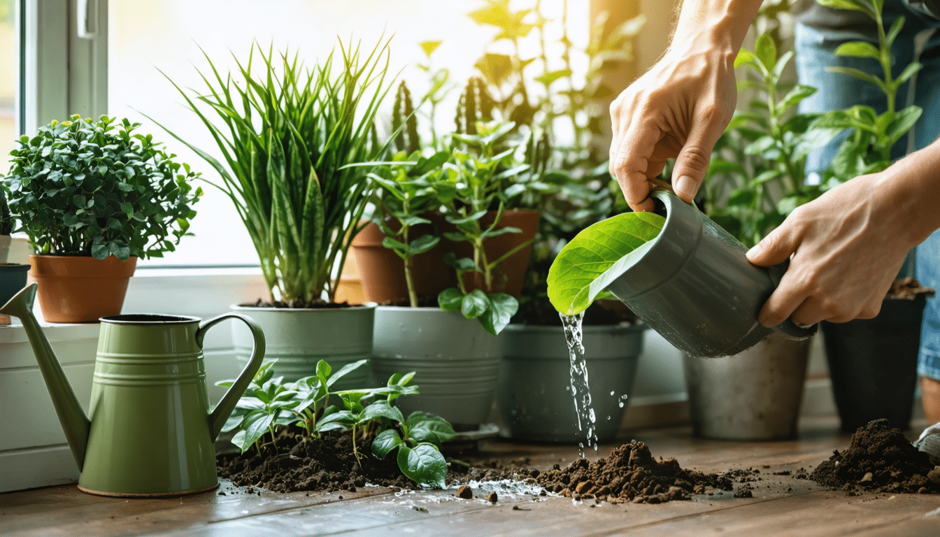 d&eacute;couvrez les gestes essentiels pour aider vos plantes d&rsquo;int&eacute;rieur &agrave; traverser l&rsquo;automne en pleine forme : lumi&egrave;re, arrosage et entretien adapt&eacute;s.