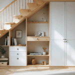 d&eacute;couvrez des meubles ing&eacute;nieux pour optimiser efficacement l'espace sous votre escalier, alliant design et fonctionnalit&eacute; pour un int&eacute;rieur bien organis&eacute;.